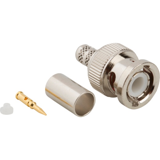Amphenol RF 031-321-RFX RF BNC Connector - Straight, Crimp, Plug, 50 Ohm
