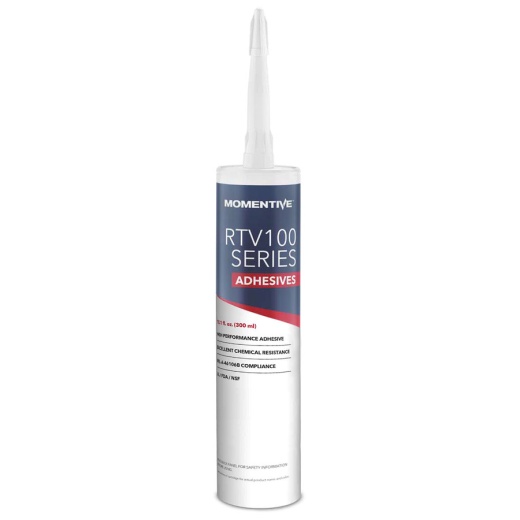 Momentive RTV 108 RTV Silicone Adhesive Sealant - Clear, 10.1 Oz Cartridge Mil-A-46106, Type I
