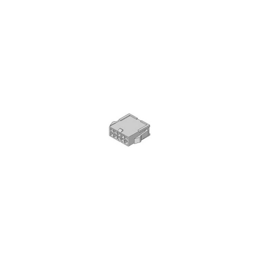 Molex 39-01-2221 Mini-Fit Jr. Plug Housing, Dual Row, 22 Circuits, UL 94V-2, Natural