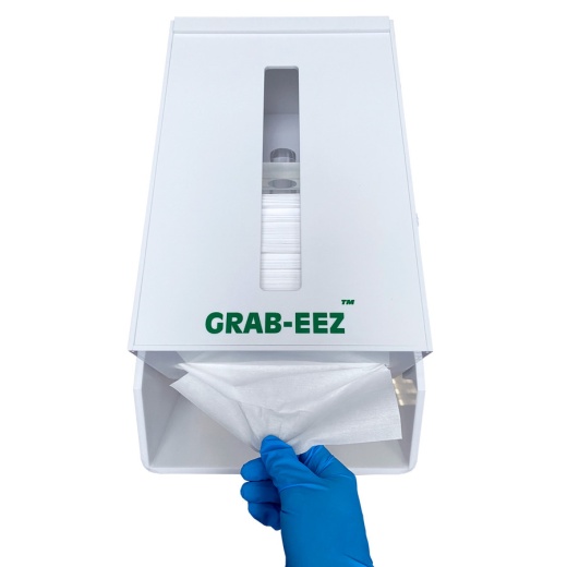 High-Tech Conversions Ge-Disp-Ss Wipes Dispenser, Cleanroom, Plastic, For Ge-Nt1-99, Grab-Eez Series