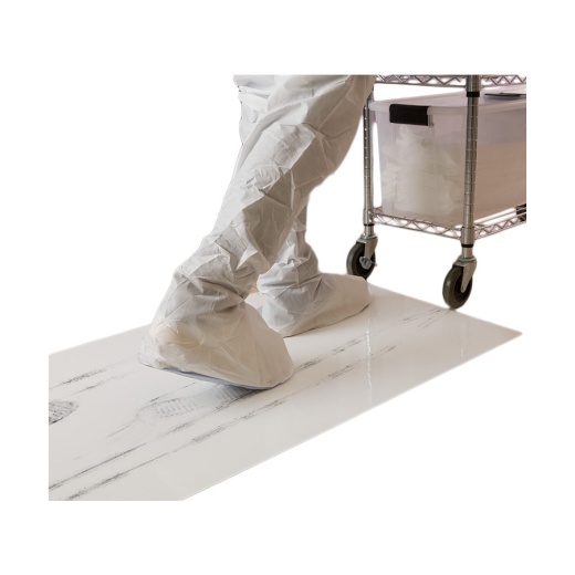 Techni-Pro PS 2645 38W Tacky Mat, 26 x 14, White, 8/Case