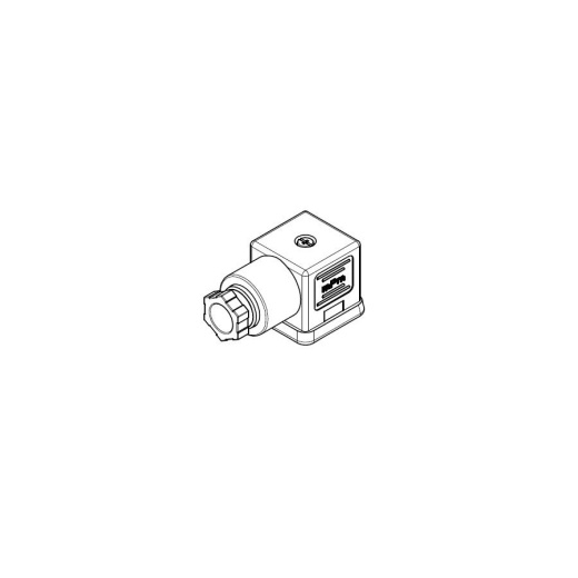 Molex S18211TC441 Valve Access Connector, S182 Trnspnt Pg11 C4 115V Red Led