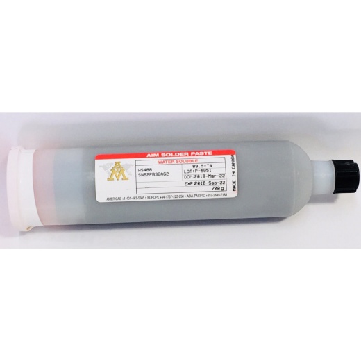 Aim Solder WS488-SN62-38-C7 Water Soluble Solder Paste