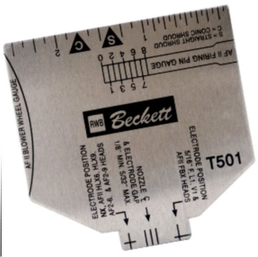 Beckett Electrode Gauge Multipurpose Gauge for Nx, Af, Afg, Afii, Sr, Sm, and Sf Burners - Replaces T500