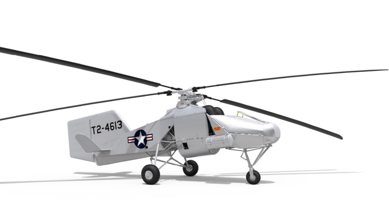 Miniart Models Flettner Fi 282 V23 Kolibri "Hummingbird" Single-Seat Usaf Helicopter Plastic Model Kit, 1/35 Scale