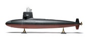 Moebius Models® Uss Skipjack Nuclear-Powered Fast Attack Submarine Plastic Model Kit, 1/72 Scale