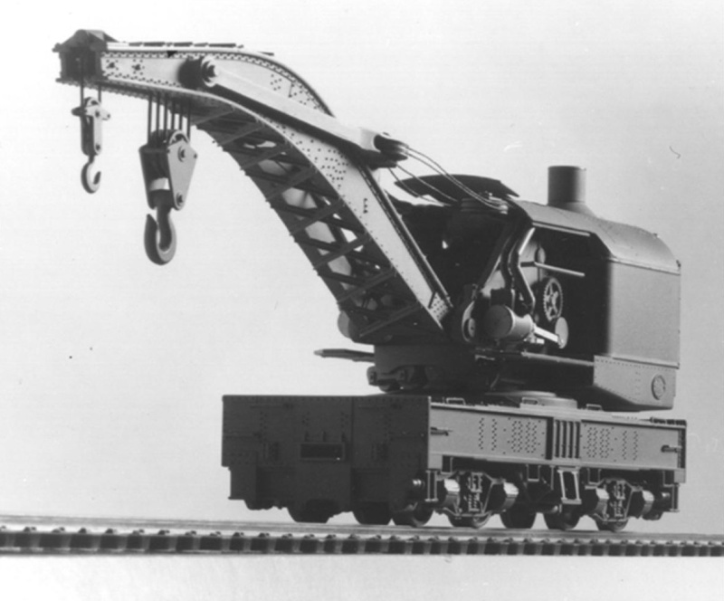 Tichy Train Group 120 Ton Brownhoist Wrecking Crane Kit, Ho Scale