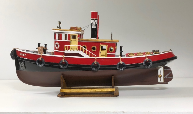 Nauticurso Mighty Mite Steam Powered Harbor Tug Boat Kit, 1/64 Scale