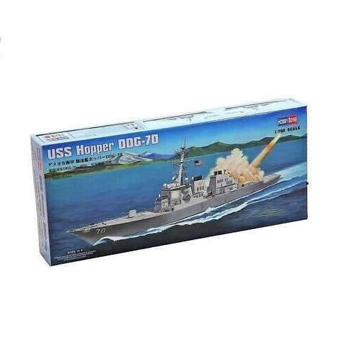 Hobbyboss® Uss Hopper Ddg-70 Plastic Model Ship Kit, 1/700 Scale