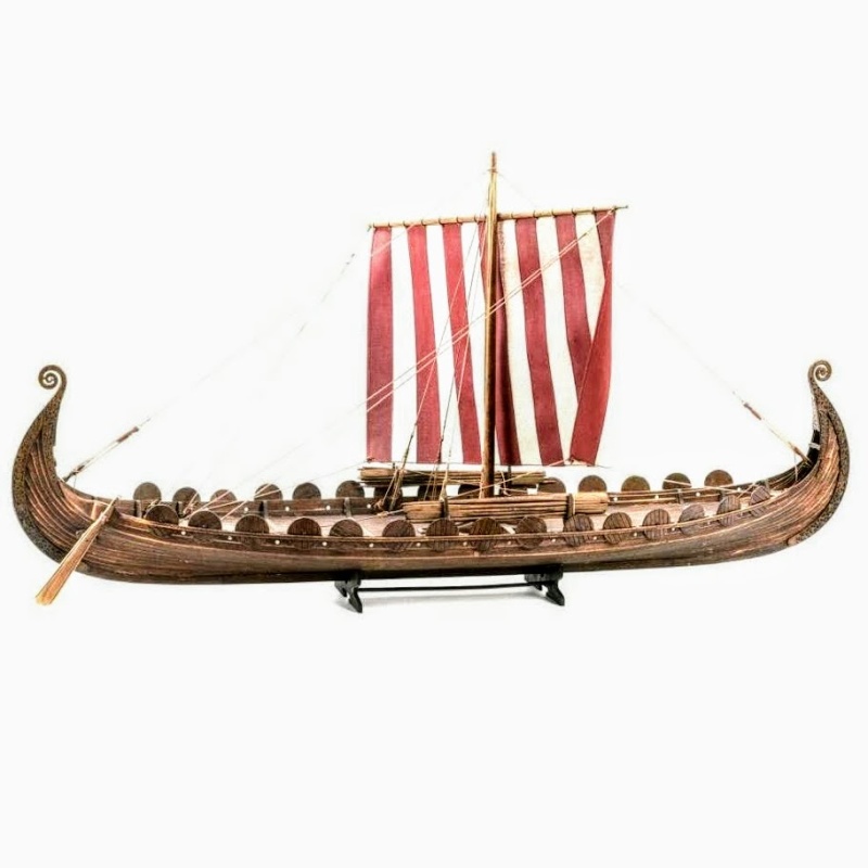 Billing Boats® Oseberg Special Viking Longboat Wooden Ship Kit, 1/25 Scale