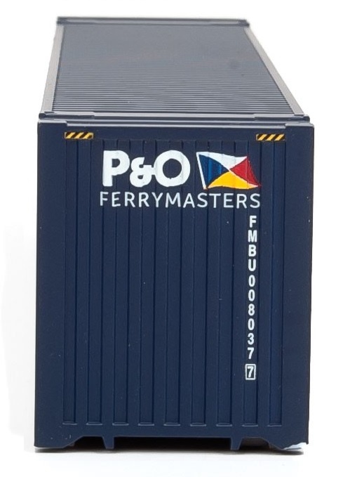 Walthers Scenemaster 45' Cimc Container Assembled - P&O Ferrymaster, Ho Scene