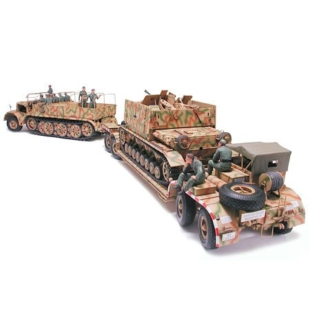 Tamiya German "Famo" & Tank Transport Plastic Model Kit, 1/35 Scale