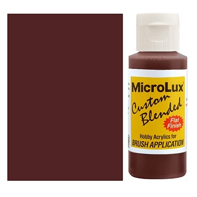 Microlux Acrylic Brush-On Paints, 2 Oz Bottles, 10 Colors