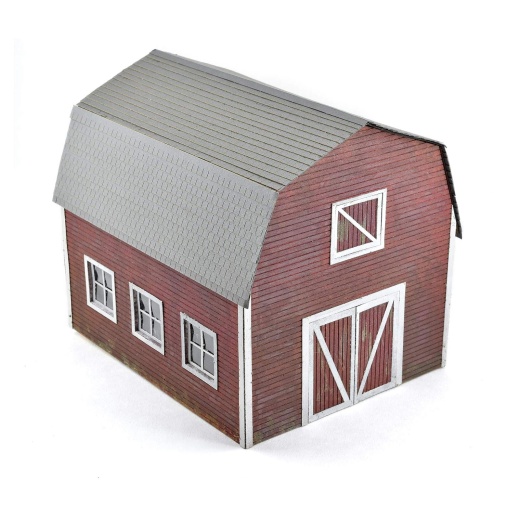 Rural Tractor Shed With Hayloft Kit, O Scale, By SMI