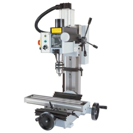 Microlux® High Precision Heavy Duty R8 Benchtop Milling Machine
