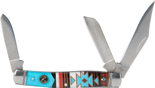 ABKT Roper Sunset Series #2 Western Stockman 3-Blade