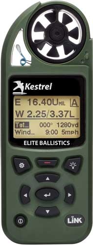 Kestrel 5700 Elite W/Applied Ballistics And Link Olive Drab
