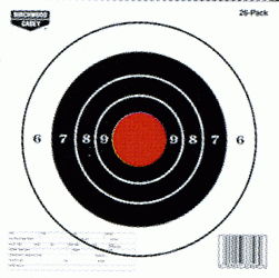 B\/C Target Eze-Scorer Paper 8\" Bull's-Eye 26 Targets