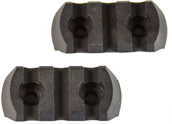 J&E Polymer M-LOK Rail, 1.5-Inch, 3-Slot, 2-Pack