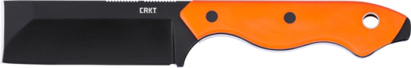 Crkt Razel Compact 2.32\" D2 Veff Serrations Orange W\/Shth