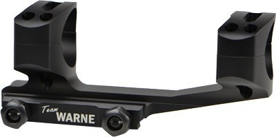 Warne X-Skel Mount 1\" Picatinny Black