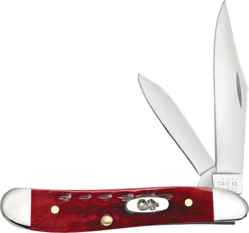 Case Knives Pocket Worn Old Red Bone Corn Cob Jig Peanut