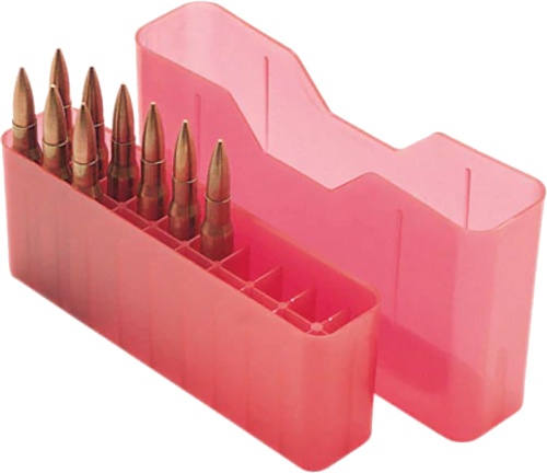MTM Ammo Box Medium Rifle 20 Rounds Slip Top Style Red