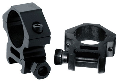 Utg Rings 1\" Low Profile Matte Black Picatinny\/Weaver