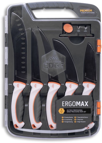 Outdoor Edge Ergo Max 6-Piece Pro Grade Processing Kit