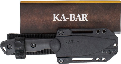 Ka-Bar Becker Black Harpoon 4.5" Fixed W/ Celcon Sheath