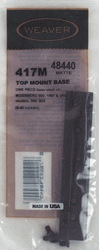 Weaver Base Top Mount #417M 1Pc Mossberg 500 Matte