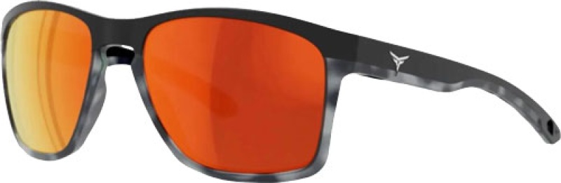 Force Flex Sunglasses Bluechip Brown Red Mirror Lens Polarize