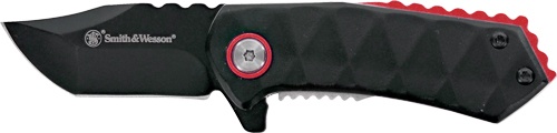 S&W Knife 24\/7 Spring Assist 1.9\" Black\/Black Liner Lock