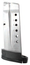 S&W Magazine M&P9 Shield 8Rd W\/Mag Extension S\/S-Black
