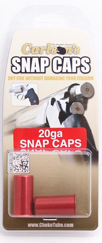 Carlsons Snap Caps, 20 Gauge, Aluminum, 2-Pack