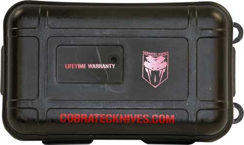 Cobratec Small Sidewinder Otf Black 2.5" Wharncliffe