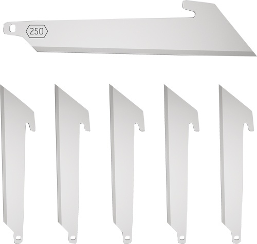 Outdoor Edge 2.5\" Utility Blade Pack 6 Ss Blades