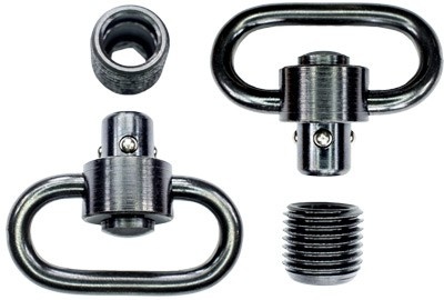 Grovtec Hd Push Button Swivel Set Black 1 1\/4\" 2 Pack