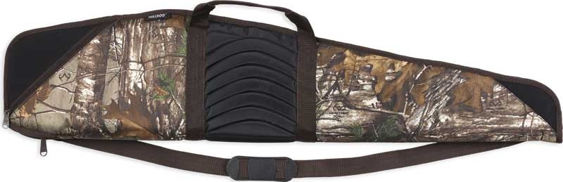 Bulldog Pinnacle Rifle Cse 44\" Camo\/Black Leather\/Brown Trim