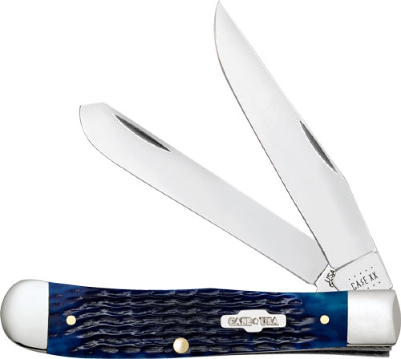 Case Knives Blue Bone Rogers Corn Cob Jig Trapper