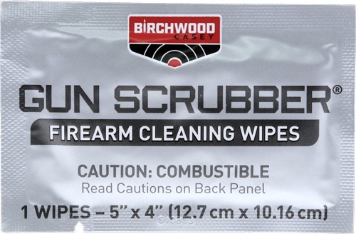 B/C Gun Scrubber Firearm Cleaner Take-Alongs 12 Wipes!
