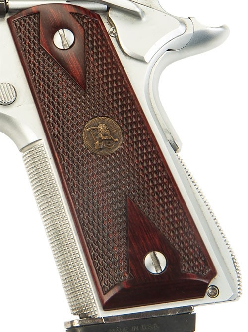 Pachmayr Rosewood Grips 1911 Double Diamond Checkered