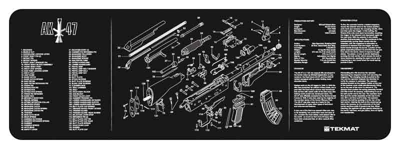 Tekmat Armorers Bench Mat 12\"X36\" Ak-47
