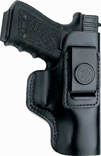 DeSantis Insider Right-Hand IWB Leather Holster for Glock 17, 22, 20, and 21 – Black