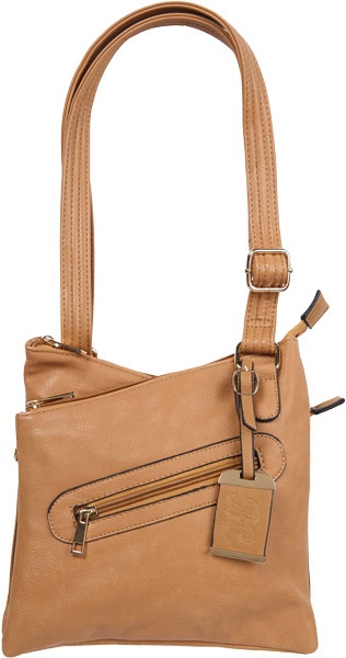 Bulldog Concealed Carry Purse Cross Body Style Tan