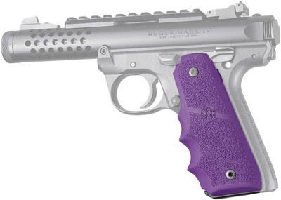 Hogue Grips Ruger 22\/45 Mkiv Rubber Grips\/Finger Groove Pur