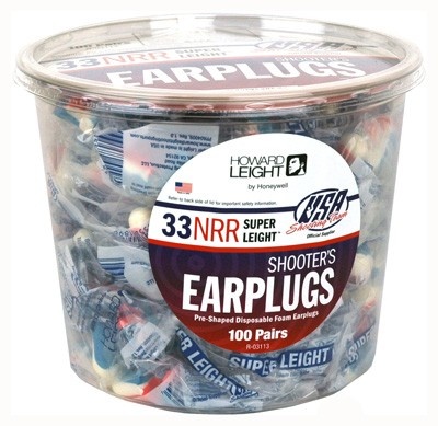 Howard Leight Usa Shooters Disposable Ear Plugs 100 Pack