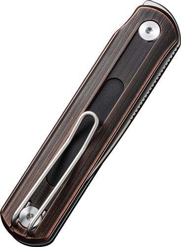 Civivi Knife Foldis 2.67\" Blk Hand Rubbed Copper\/Silver!