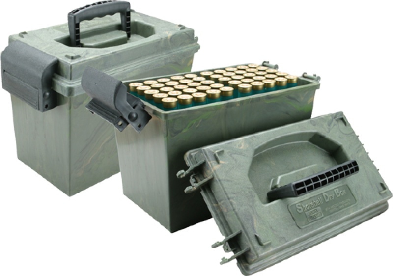 Mtm Ammo Box Shotshell Dry Box 12Ga Up To 3.5\" 100Rds Camo