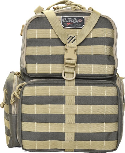 Gps Tactical Range Backpack W/Waist Strap Rifle Grn/Khaki